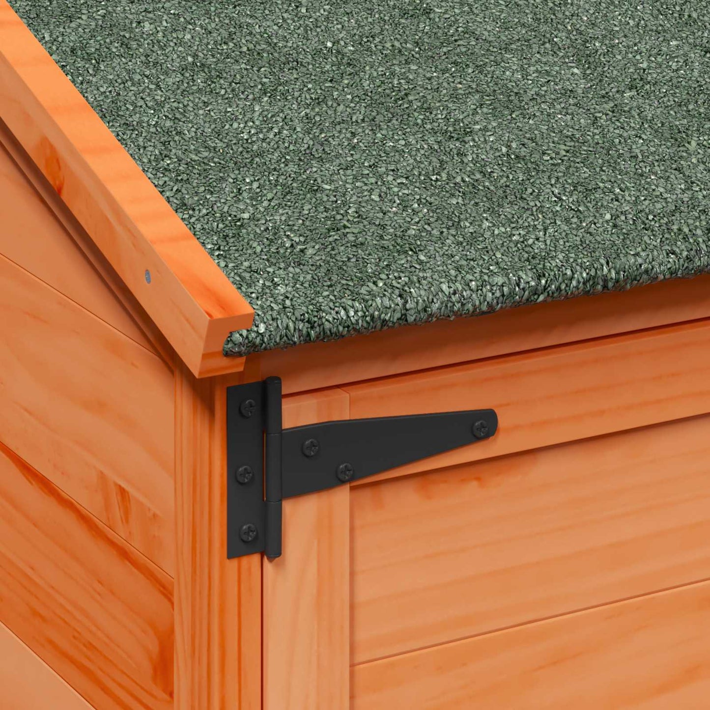 vidaXL Garden Shed Brown 106.5 x 56 x 113.5 cm Solid Fir Wood