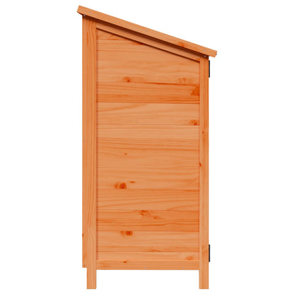 vidaXL Garden Shed Brown 106.5 x 56 x 113.5 cm Solid Fir Wood