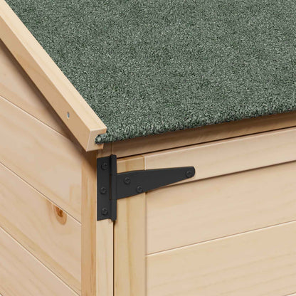 vidaXL Garden Shed Natural 59.5 x 56 x 176.5 cm Solid Fir Wood