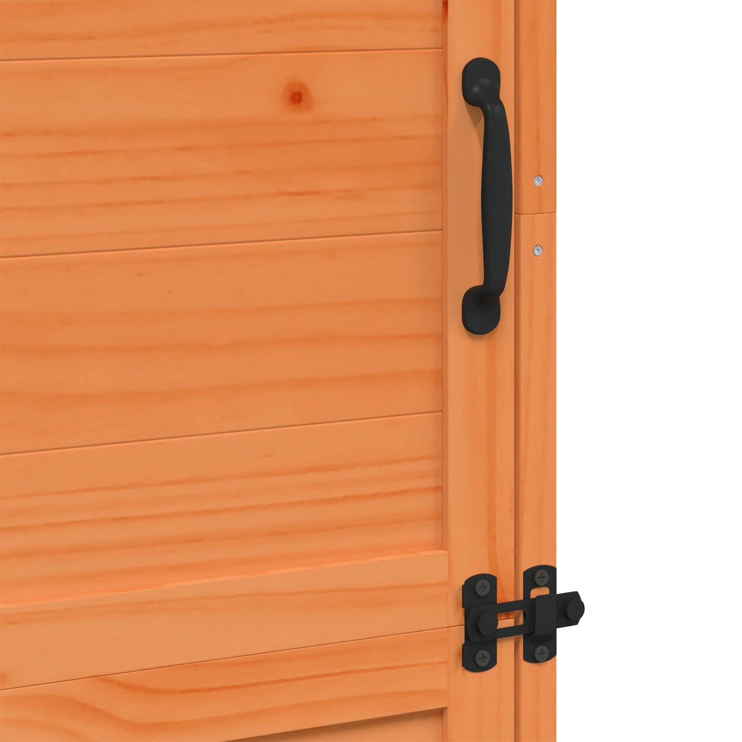 vidaXL Garden Shed with Roof Brown 59.5 x 56 x 176.5 cm Solid Fir Wood