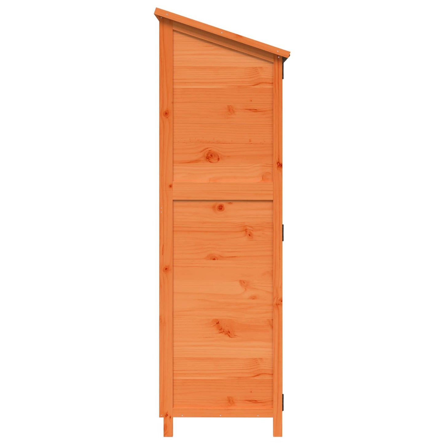 vidaXL Garden Shed with Roof Brown 59.5 x 56 x 176.5 cm Solid Fir Wood