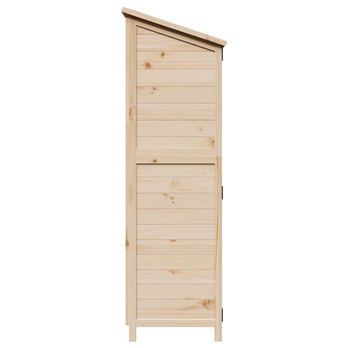 vidaXL Garden Shed Natural 106.5 x 56 x 176 cm Solid Fir Wood