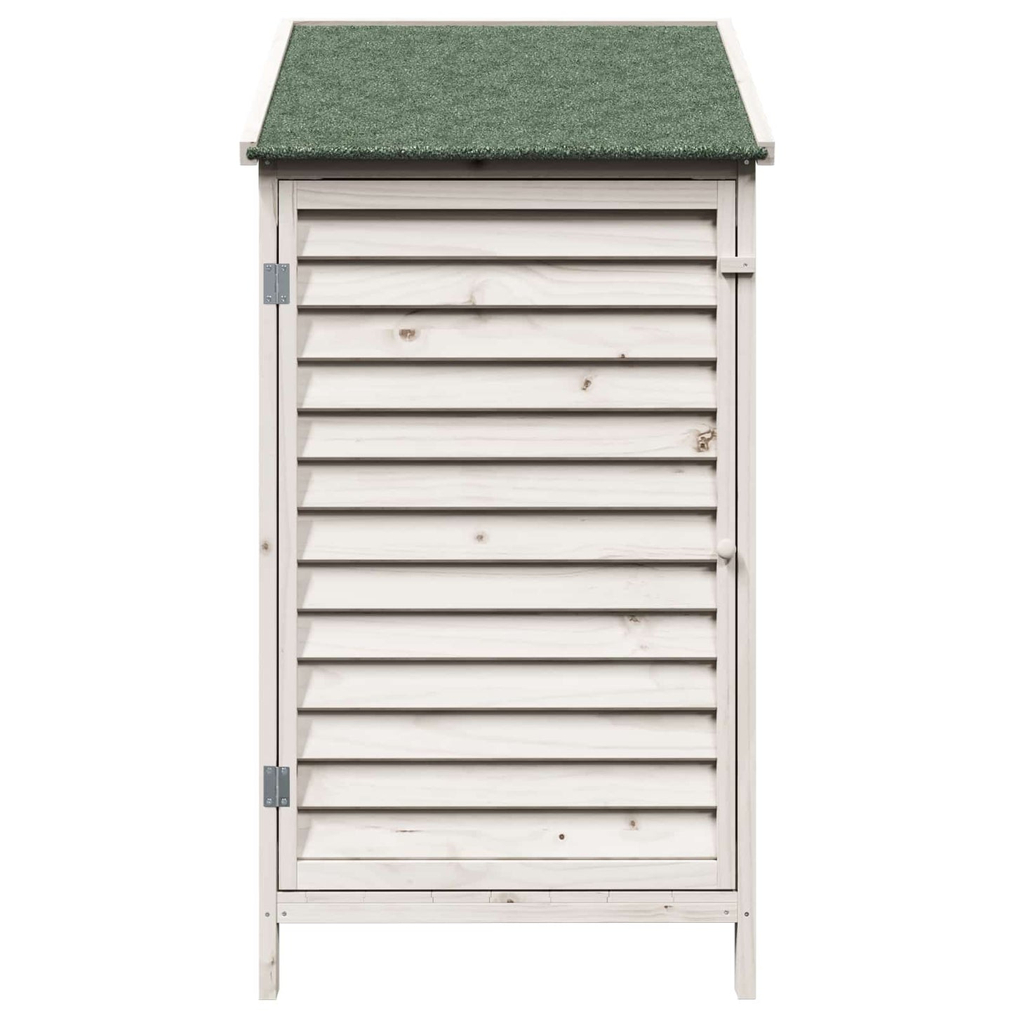 vidaXL Garden Shed with Roof White 59 x 56 x 113.5 cm Solid Fir Wood