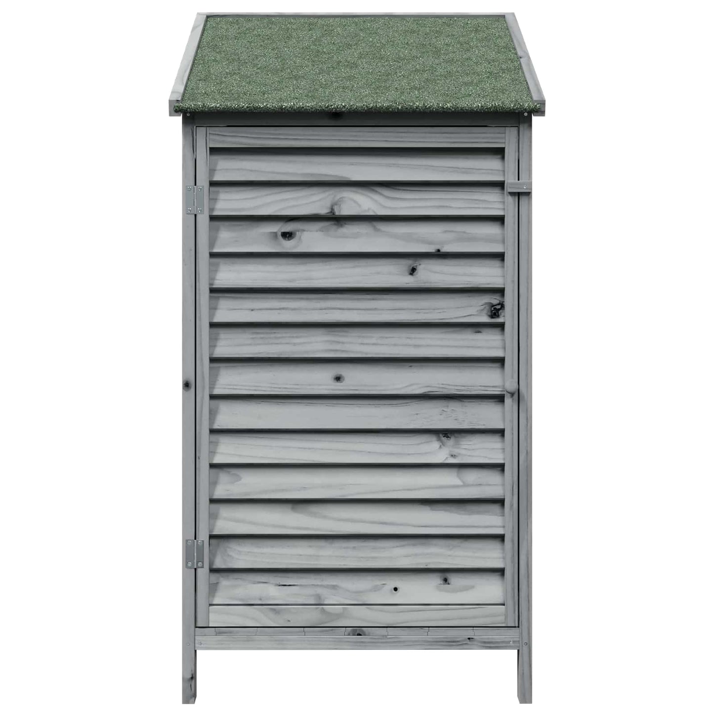 vidaXL Garden Shed with Roof Grey 59 x 56 x 113.5 cm Solid Fir Wood