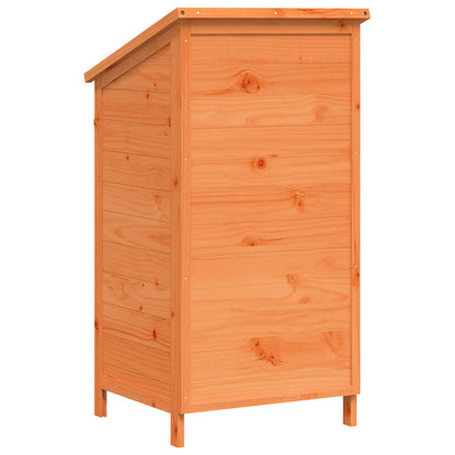 vidaXL Garden Shed with Roof Brown 59 x 56 x 113.5 cm Solid Fir Wood