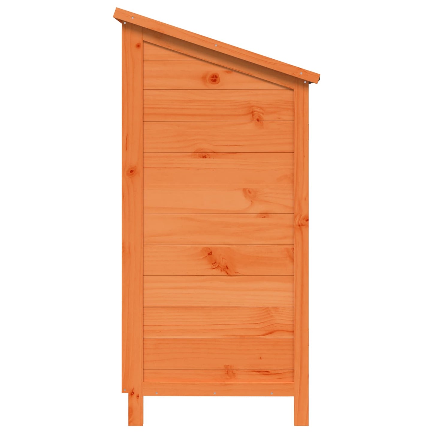 vidaXL Garden Shed with Roof Brown 59 x 56 x 113.5 cm Solid Fir Wood