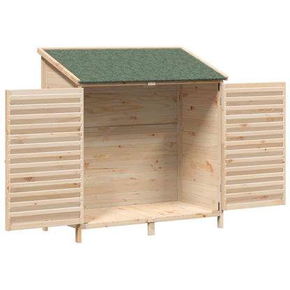 vidaXL Garden Shed Natural 106 x 56 x 113.5 cm Solid Fir Wood