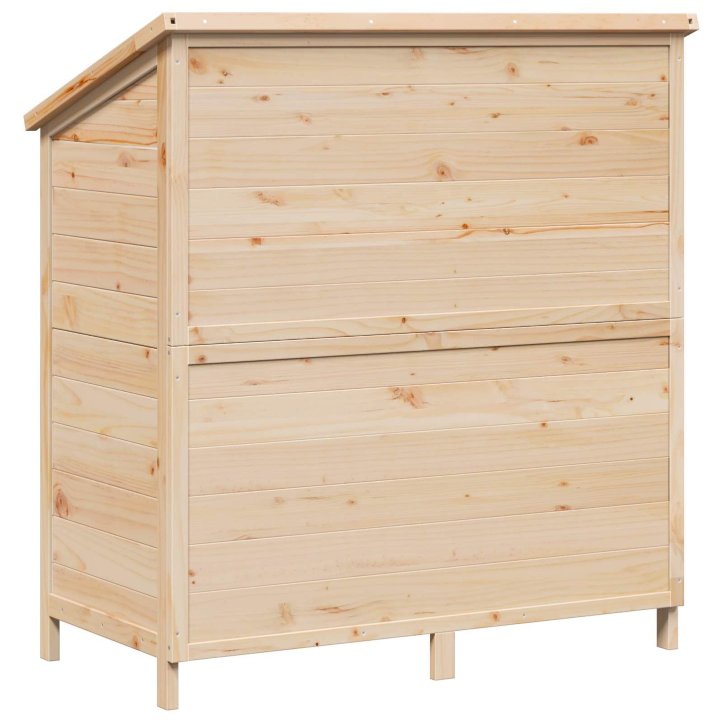 vidaXL Garden Shed Natural 106 x 56 x 113.5 cm Solid Fir Wood