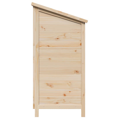vidaXL Garden Shed Natural 106 x 56 x 113.5 cm Solid Fir Wood