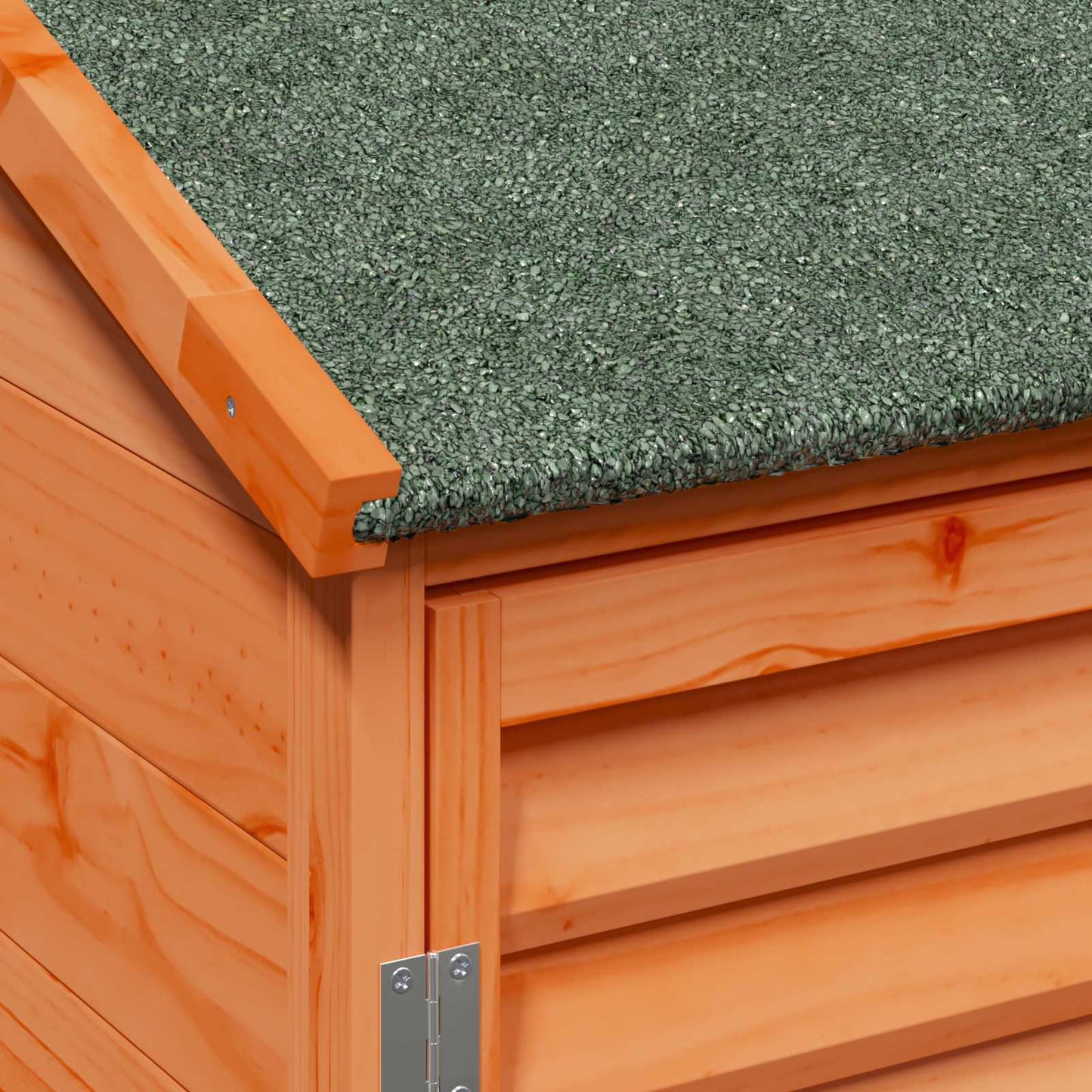 vidaXL Garden Shed with Roof Brown 106 x 56 x 113.5 cm Solid Fir Wood