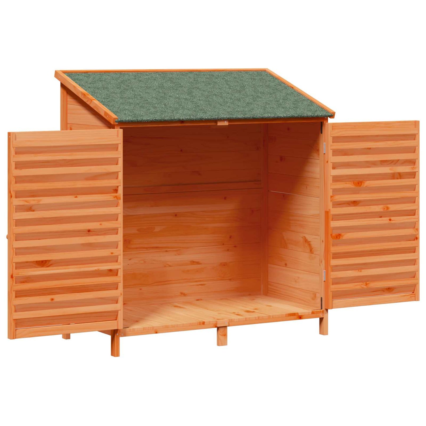 vidaXL Garden Shed with Roof Brown 106 x 56 x 113.5 cm Solid Fir Wood