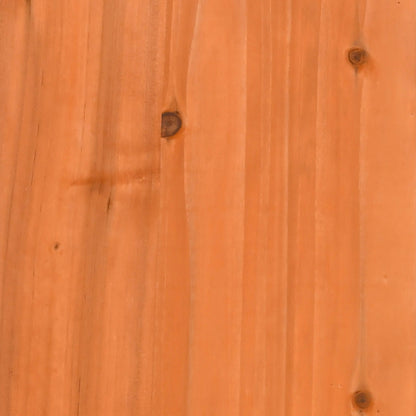 vidaXL Garden Shed with Roof Brown 106 x 56 x 113.5 cm Solid Fir Wood