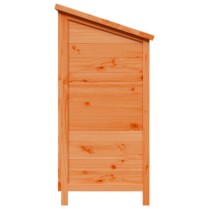 vidaXL Garden Shed with Roof Brown 106 x 56 x 113.5 cm Solid Fir Wood