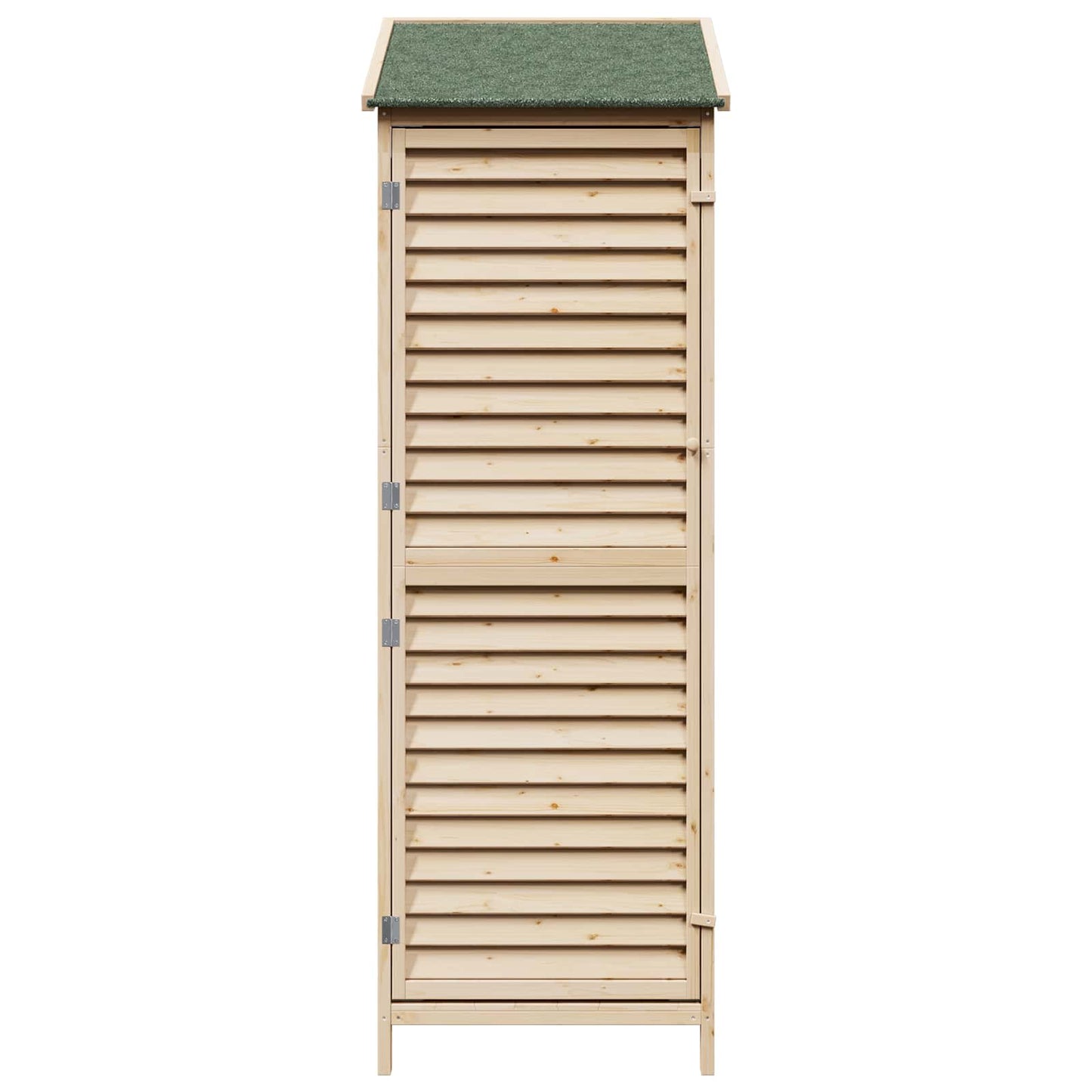 vidaXL Garden Shed with Roof Natural 59 x 56 x 176 cm Solid Fir Wood