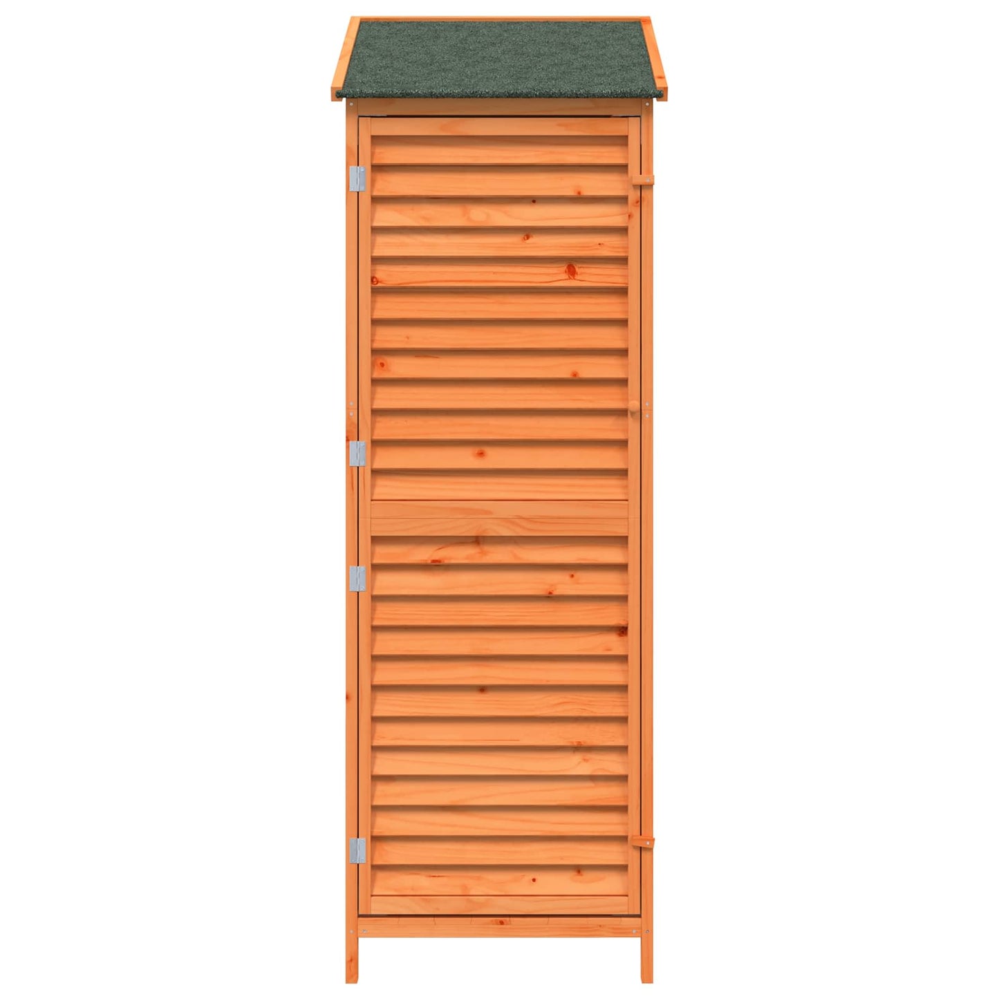 vidaXL Garden Shed with Roof Brown 59 x 56 x 176 cm Solid Fir Wood