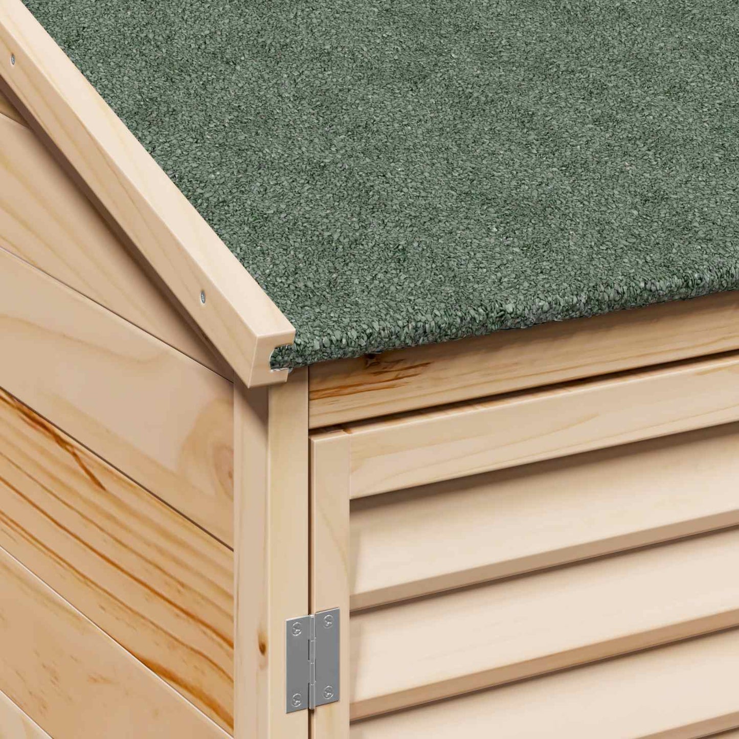 vidaXL Garden Shed Natural 106 x 56 x 176.5 cm Solid Fir Wood