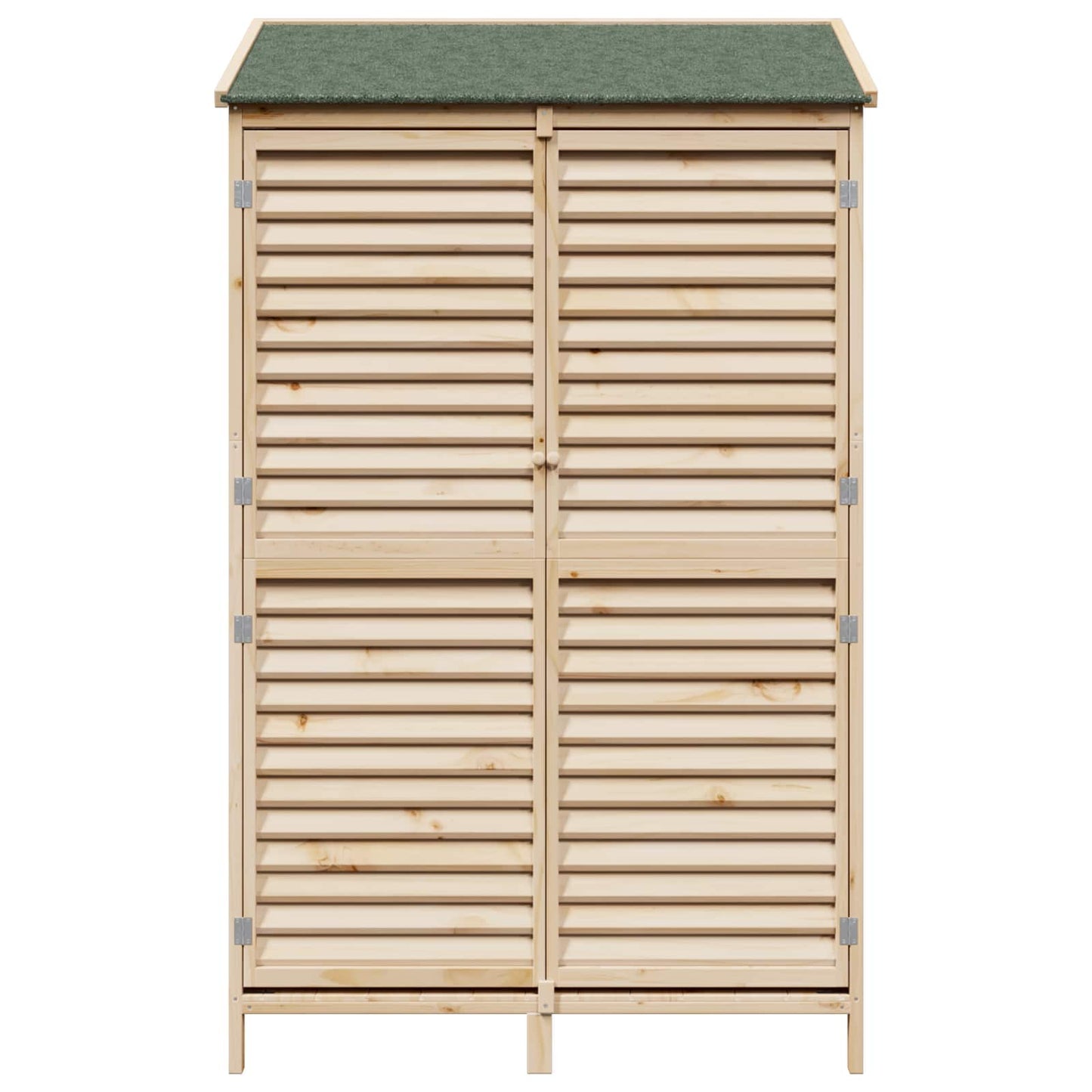 vidaXL Garden Shed Natural 106 x 56 x 176.5 cm Solid Fir Wood