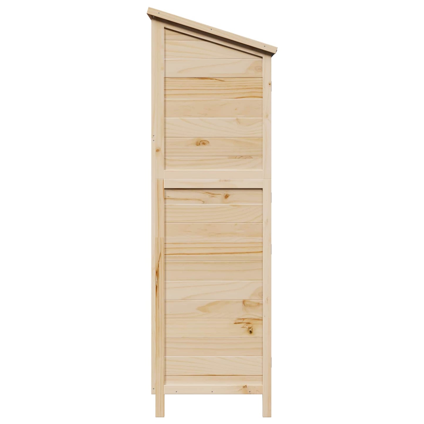 vidaXL Garden Shed Natural 106 x 56 x 176.5 cm Solid Fir Wood