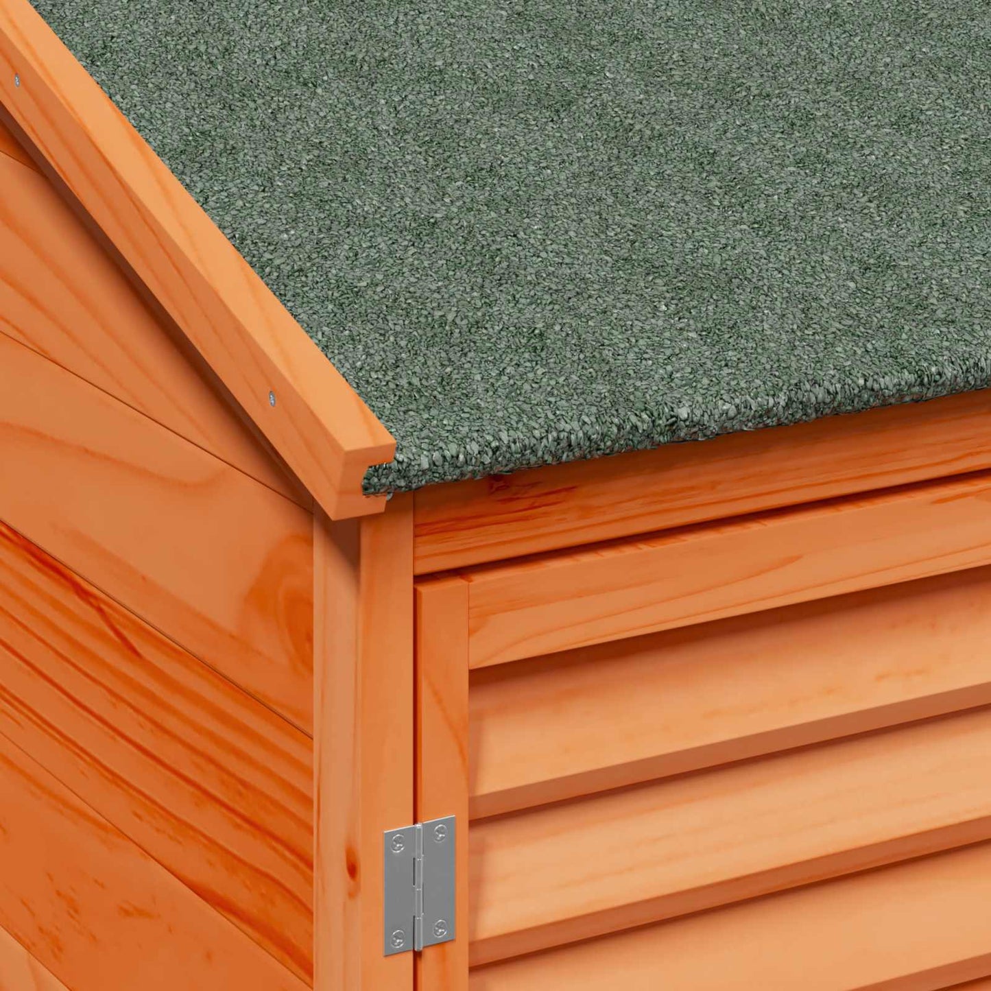 vidaXL Garden Shed with Roof Brown 106 x 56 x 176.5 cm Solid Fir Wood