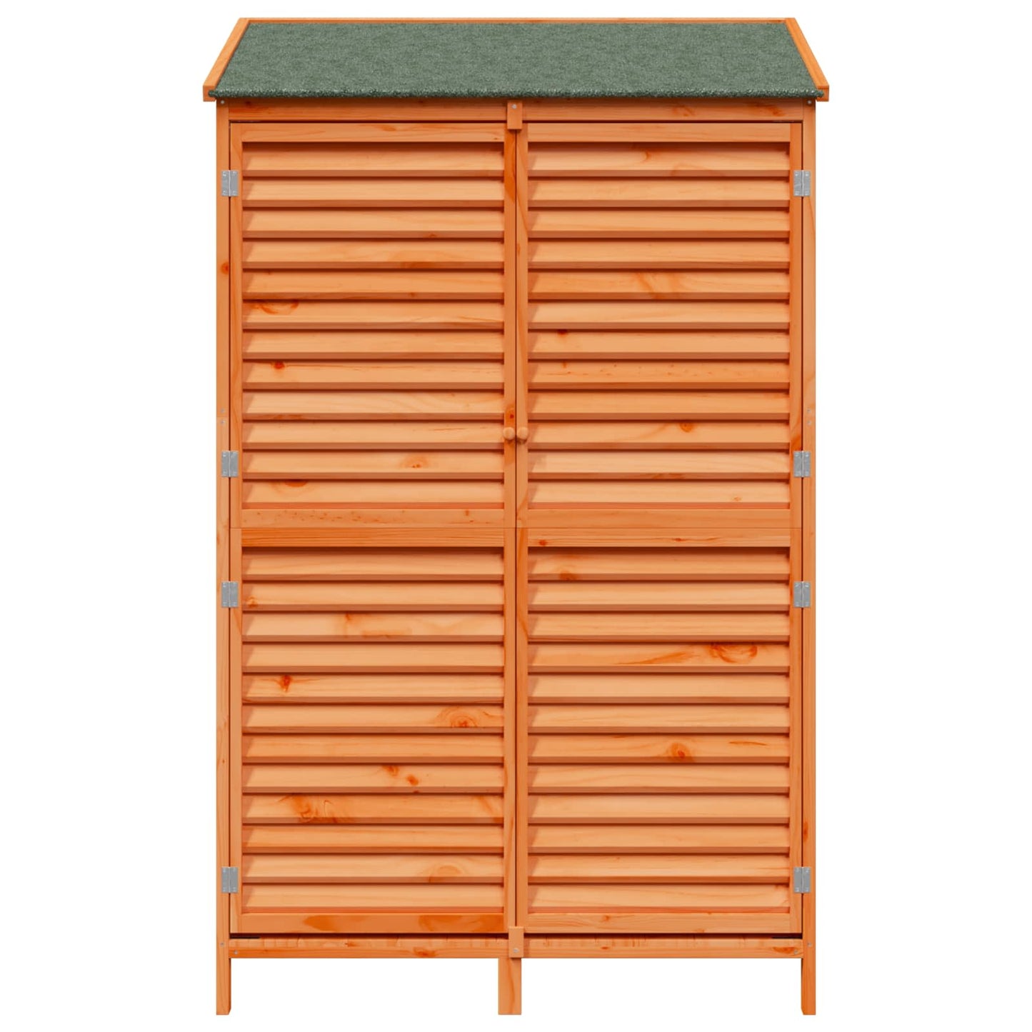 vidaXL Garden Shed with Roof Brown 106 x 56 x 176.5 cm Solid Fir Wood