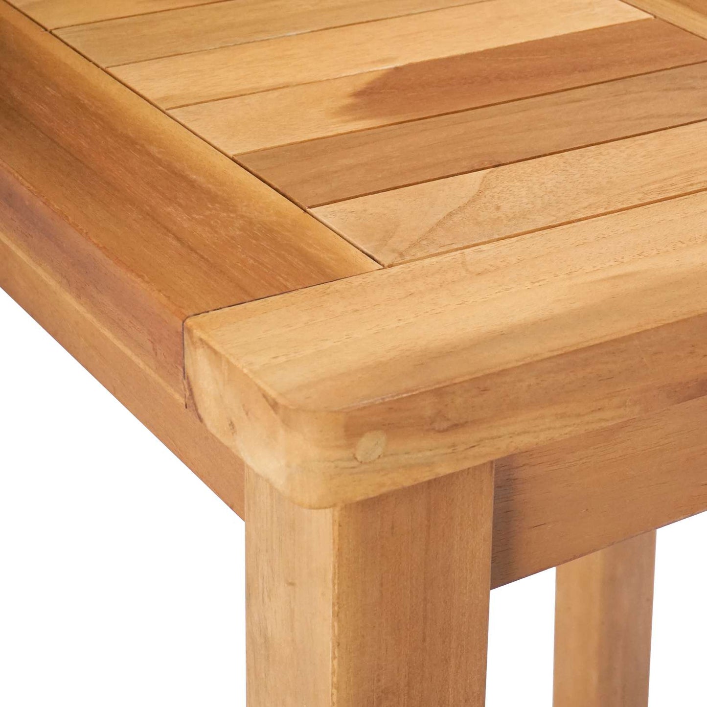 vidaXL Outdoor Bar Set 3 pcs Untreated Solid Teak Wood