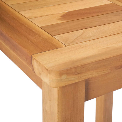 vidaXL Outdoor Bar Set 3 pcs Untreated Solid Teak Wood