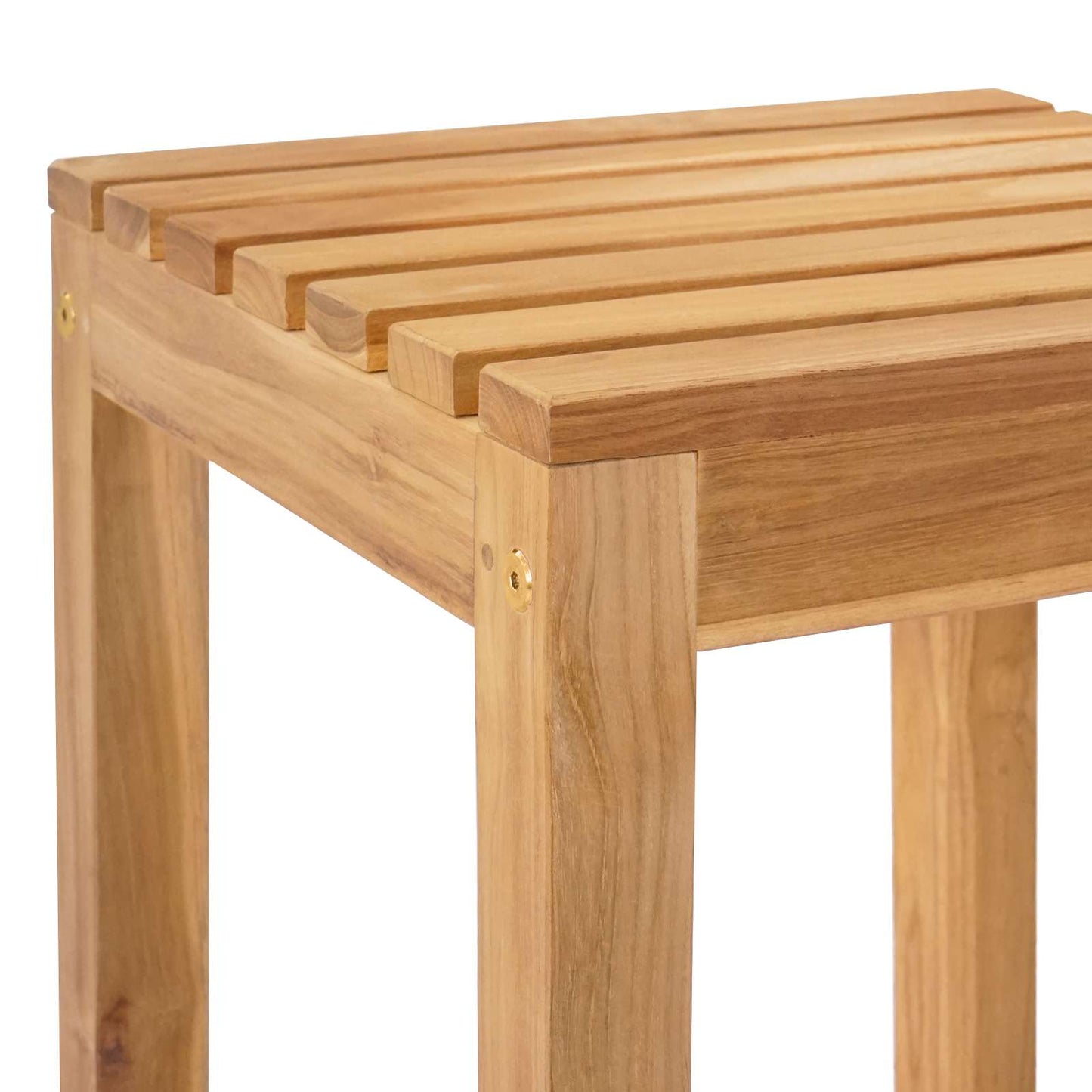 vidaXL Outdoor Bar Set 3 pcs Untreated Solid Teak Wood