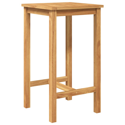 vidaXL Outdoor Bar Set 3 pcs Untreated Solid Teak Wood