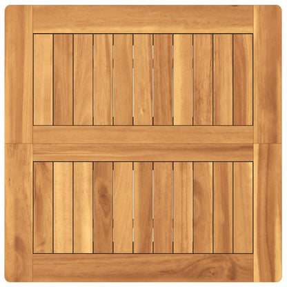 vidaXL Outdoor Bar Set 3 pcs Untreated Solid Teak Wood