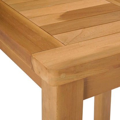vidaXL Outdoor Bar Set 3 pcs Untreated Solid Teak Wood