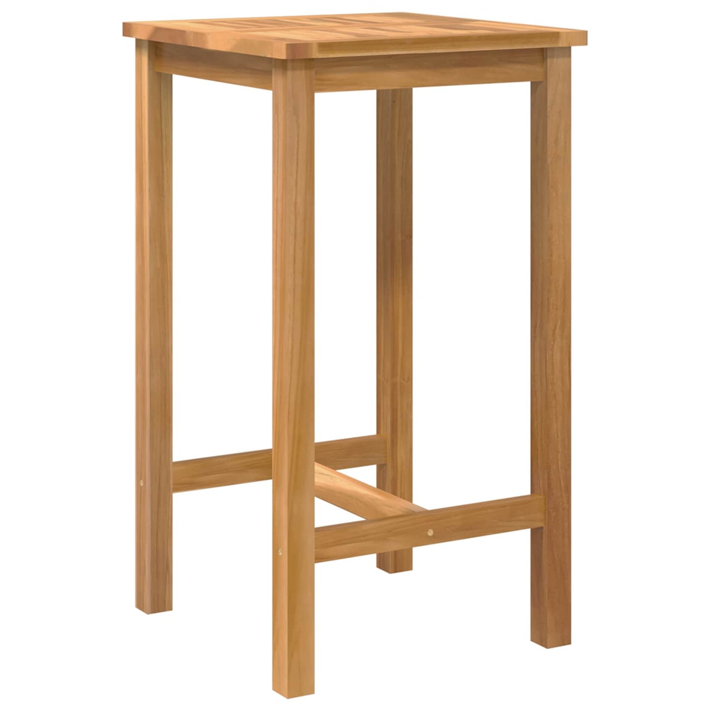 vidaXL Outdoor Bar Set 3 pcs Untreated Solid Teak Wood