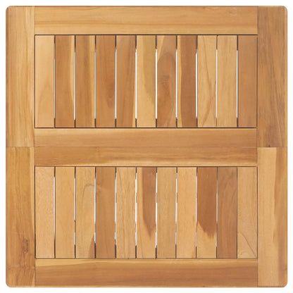 vidaXL Outdoor Bar Set 3 pcs Untreated Solid Teak Wood
