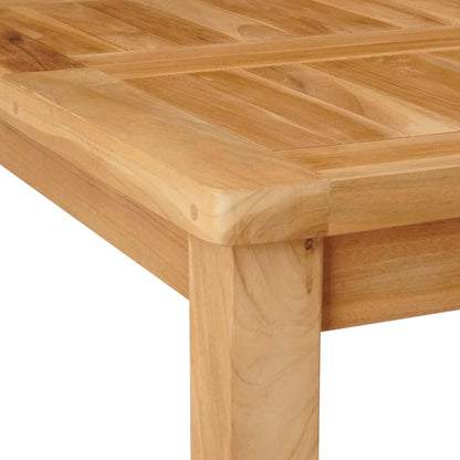 vidaXL Outdoor Bar Set 5 pcs Untreated Solid Teak Wood