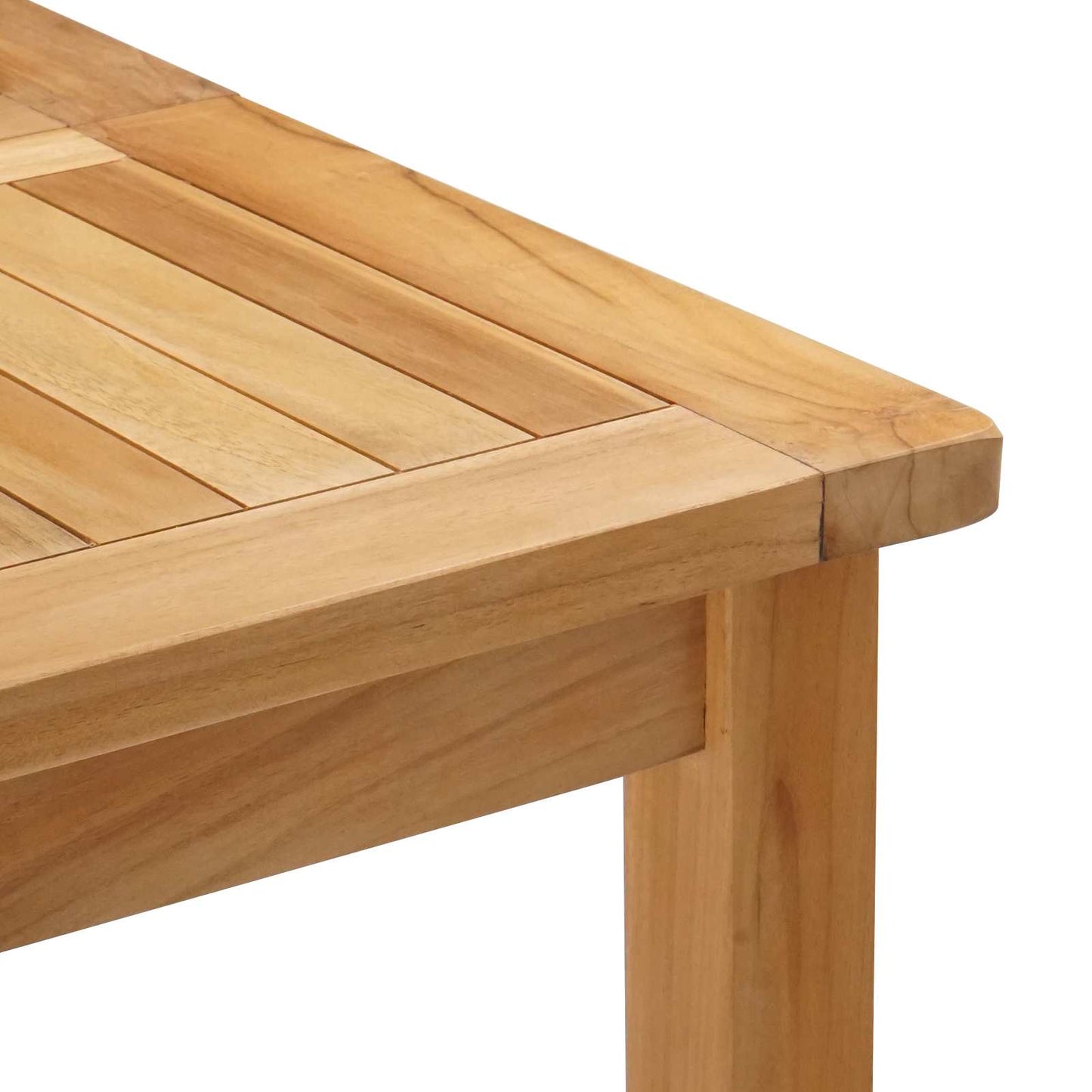 vidaXL Outdoor Bar Set 7 pcs Natural Solid Teak Wood