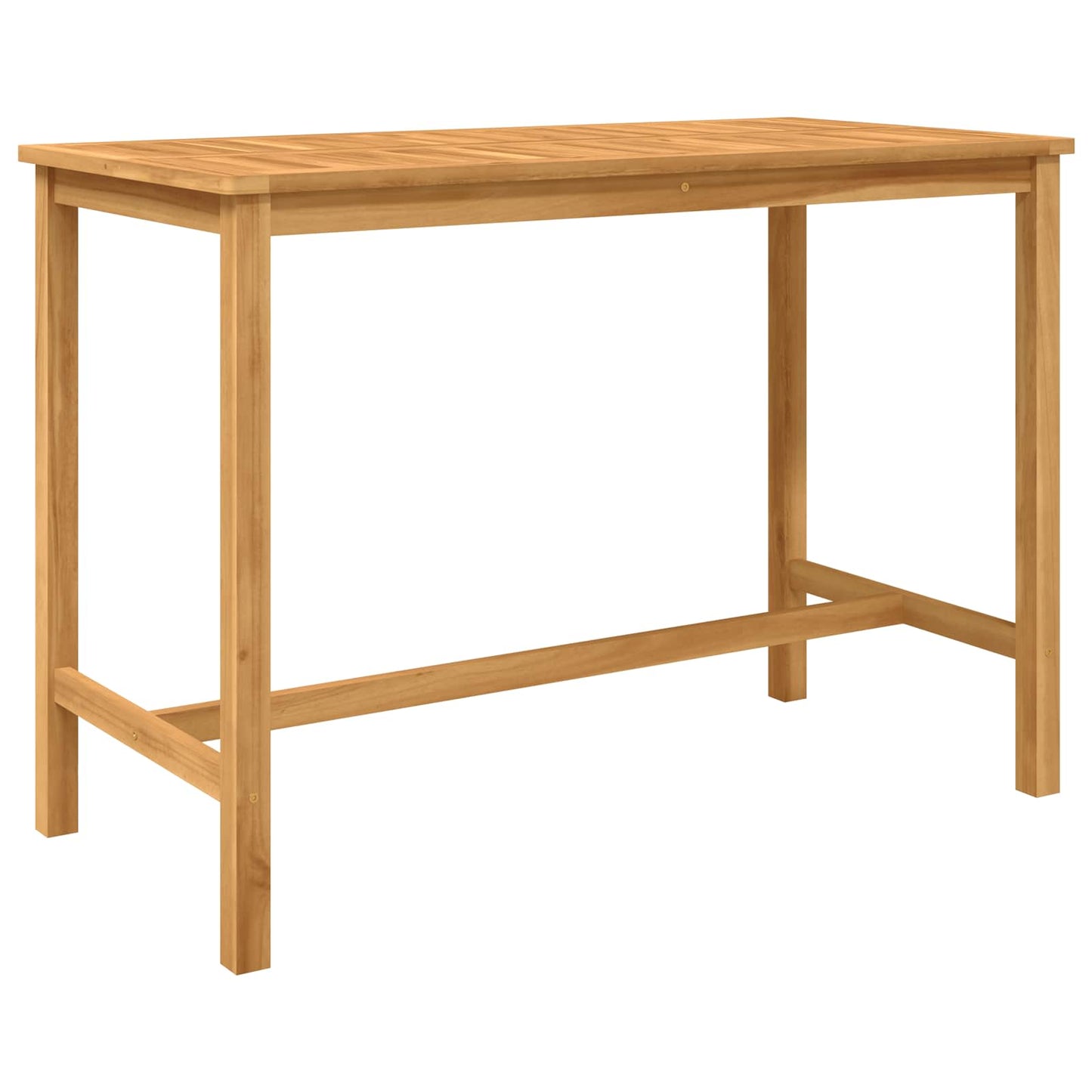 vidaXL Outdoor Bar Set 5 pcs Natural Solid Teak Wood
