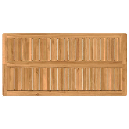 vidaXL Outdoor Bar Set 5 pcs Natural Solid Teak Wood