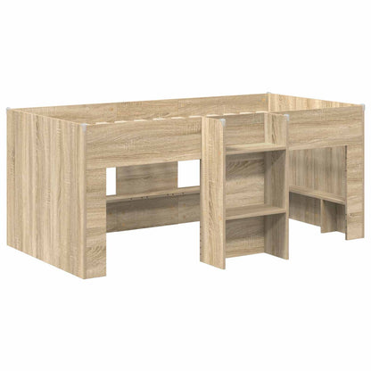 vidaXL Kids'High Bed Frame Sonoma 163 x 101.1 x 68.5 cm
