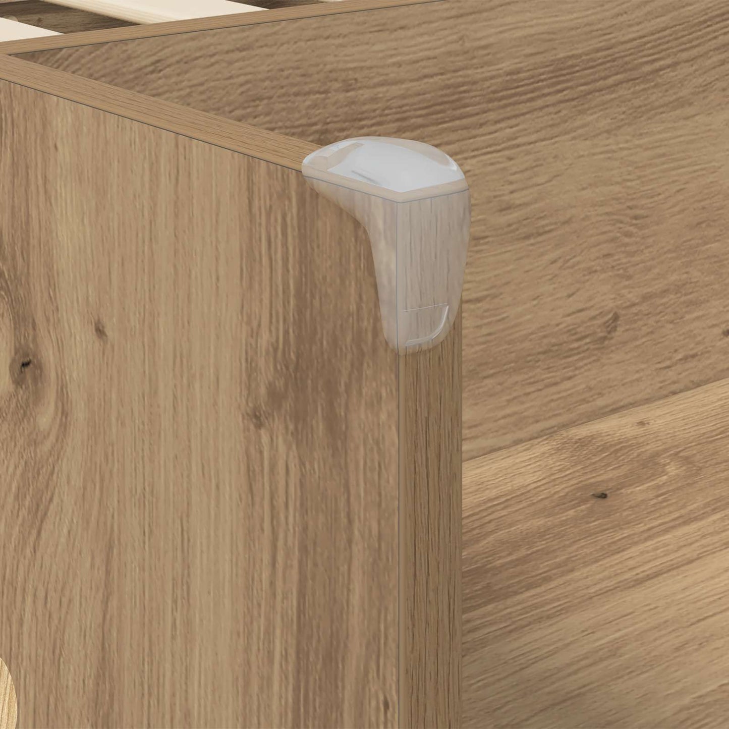 vidaXL Kids'High Bed Frame Artisan Oak 90 x 190 cm Engineered Wood