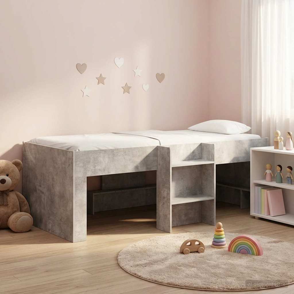 vidaXL Kids'High Bed Frame Concerte 193 x 96.1 x 68.5 cm