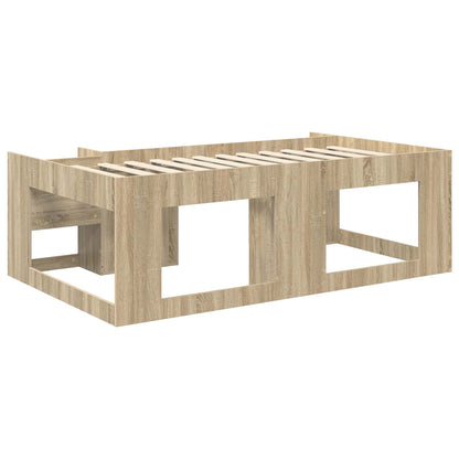 vidaXL Kids'Bed Frame with Storage Sonoma Oak 80 x 200 cm