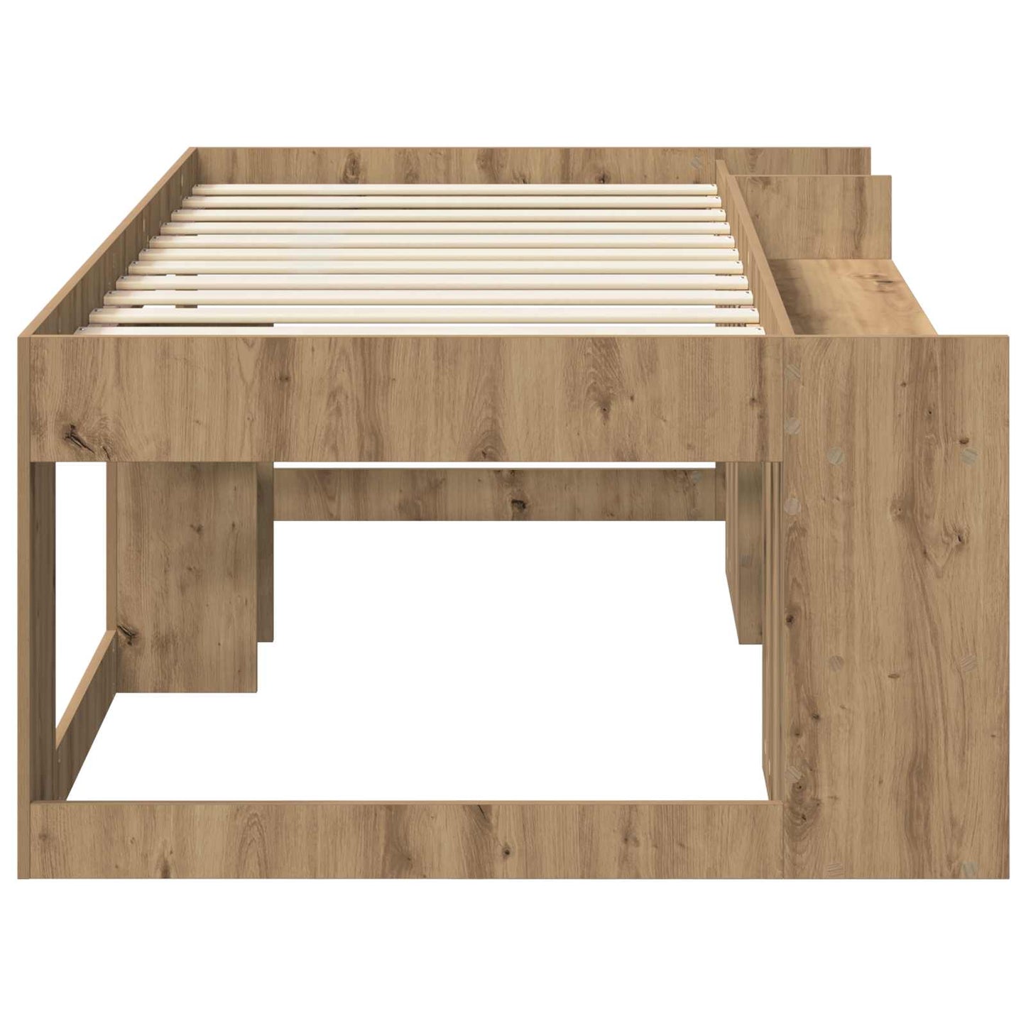 vidaXL Kids'Bed Frame with Storage Artisan Oak 80 x 200 cm