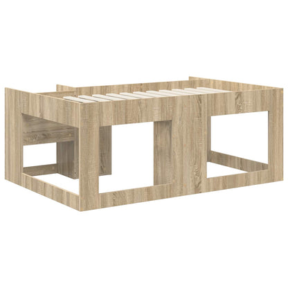 vidaXL Kids'Bed Frame with Storage Sonoma Oak 80 x 160 cm