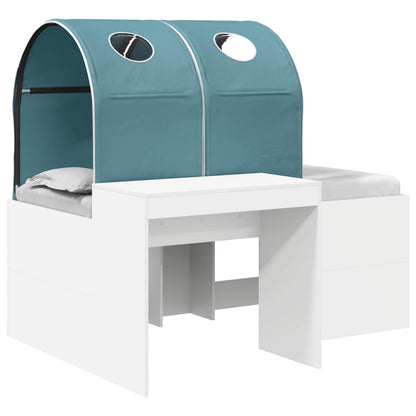 vidaXL Bed with Tunnel 4 pcs Artisian Oak and Light Blue