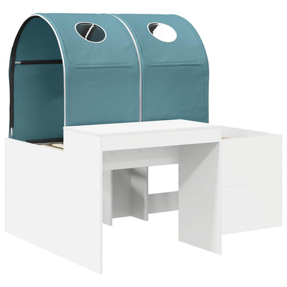 vidaXL Bed with Tunnel 4 pcs Artisian Oak and Light Blue