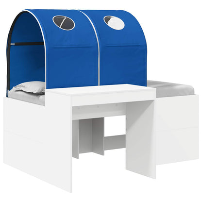 vidaXL Bed with Tunnel 3 pcs Artisian Oak and Blue Engineered Wood