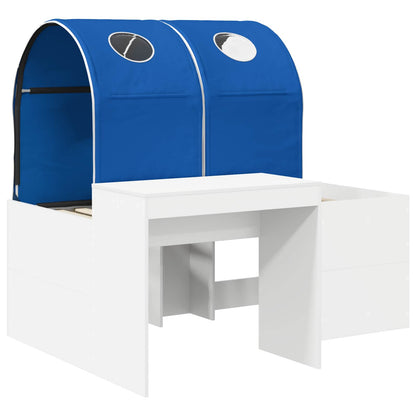vidaXL Bed with Tunnel 3 pcs Artisian Oak and Blue Engineered Wood
