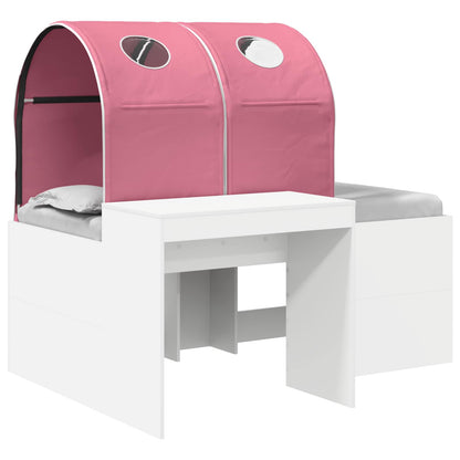 vidaXL Bed with Tunnel 3 pcs Artisian Oak and Pink Engineered Wood