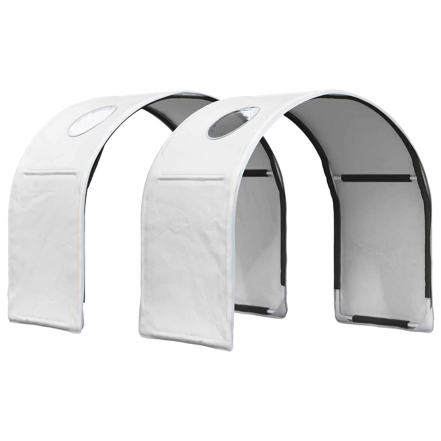 vidaXL Bed with Tunnel 3 pcs Sonoma Oak and White Engineered Wood