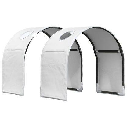 vidaXL Bed with Tunnel 3 pcs Sonoma Oak and White Engineered Wood