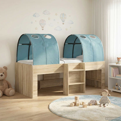 vidaXL Kids'High Bed Frame with Tunnel 3 pcs Engineered Wood